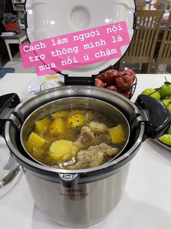 Nồi ủ Thermos Nhật 4.5L