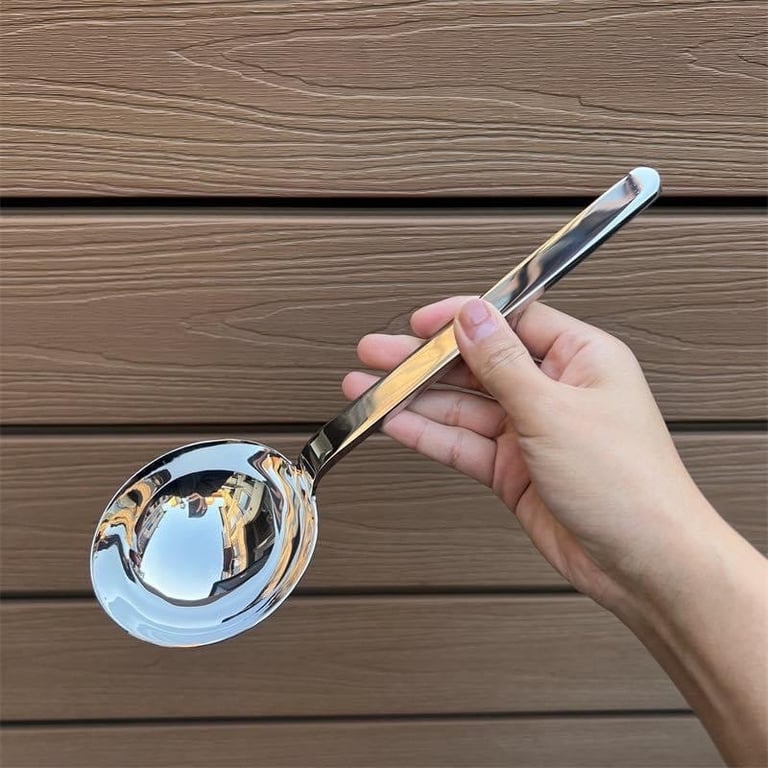 Muôi canh Chockmen đầu to cán thẳng 18cm Ckm148