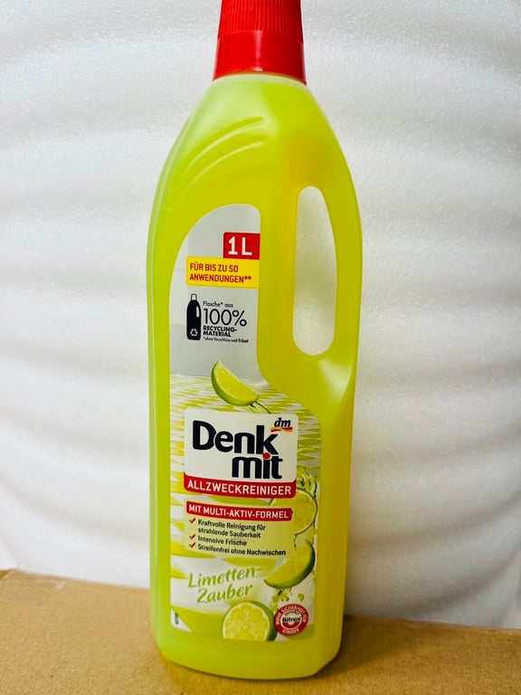 NƯỚC LAU SÀN GẠCH DENKMIT HƯƠNG CHANH THƠM MÁT 1L