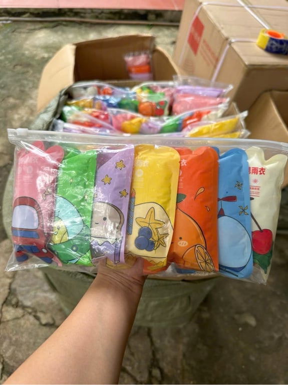 SET 7 ÁO MƯA 1 LẦN SIÊU DAI CHO