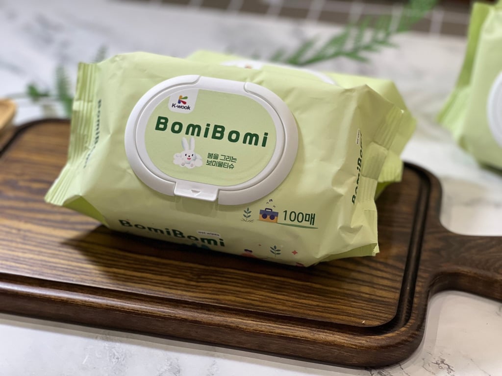 GIẤY ƯỚT K - WOOK BOMI BOMI set 5 bịch