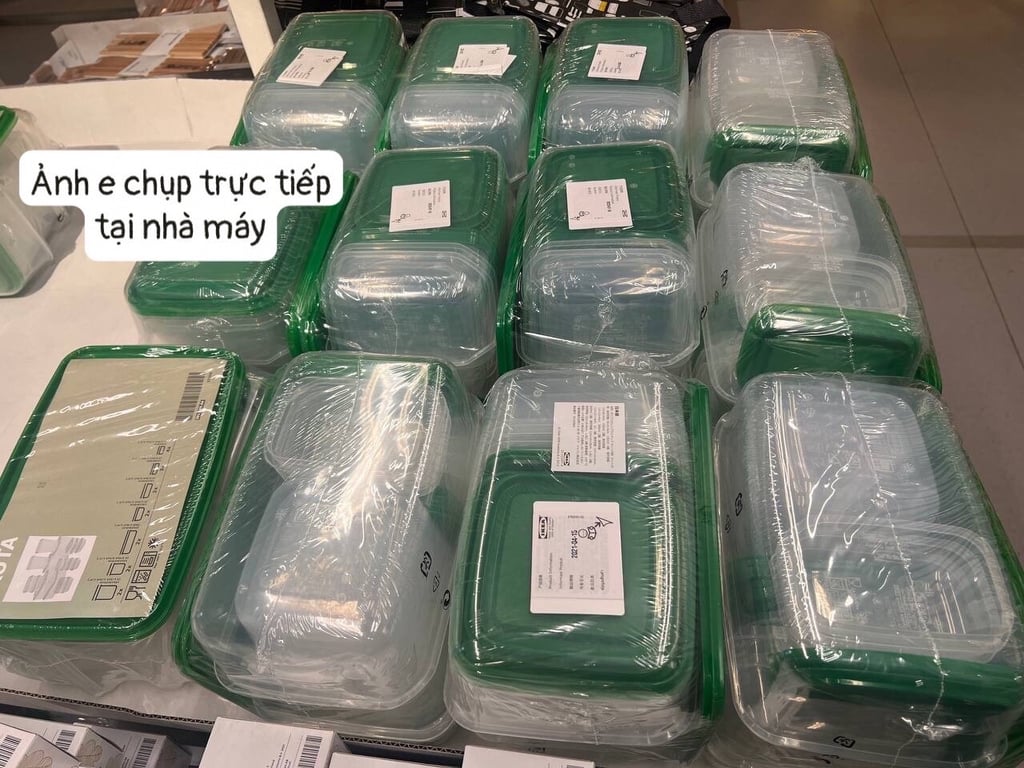 BỘ HỘP NHỰA ĐỰNG THỰC PHẨM 17 MÓN - HÀNG IKEA CHÍNH HÃNG