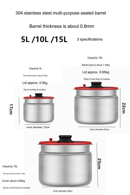 ⛎ THÙNG GẠO ETERNUMO SIÊU KÍN KHÍT