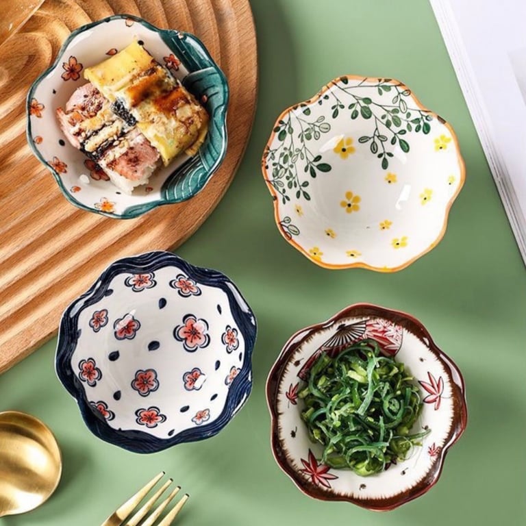 COMBO 4 BÁT SỨ ĐỰNG NƯỚC CHẤM