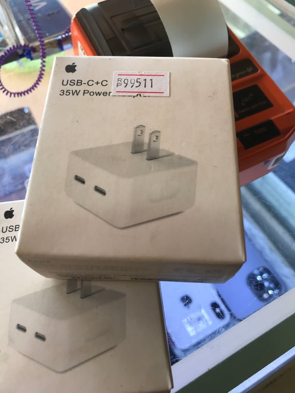 Sạc nhanh 35W 2 đầu ra Type C zin hãng