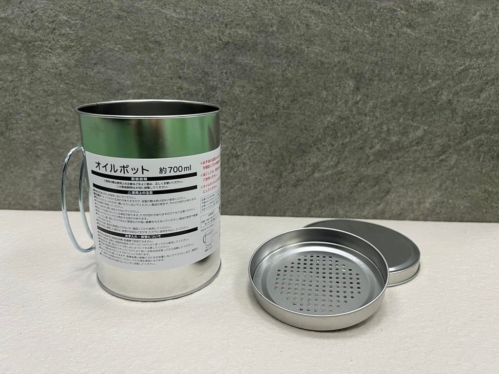 Ca lọc dầu inox 700ml