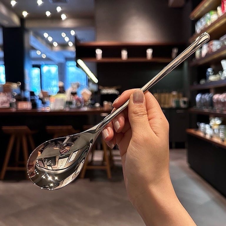 Set 5 thìa Chockmen inox316 cán dài phong cách Hàn Quốc 24cm