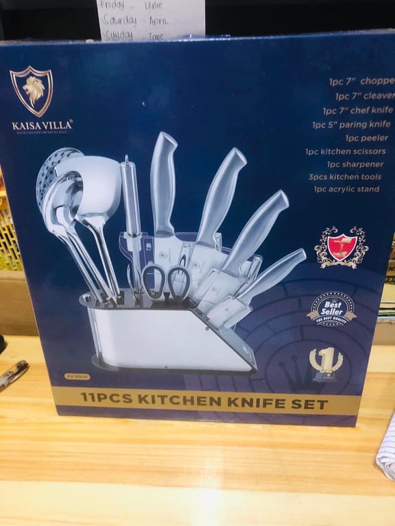 BỘ DAO 11 MÓN CAO CẤP KAISA VILLA KV9904