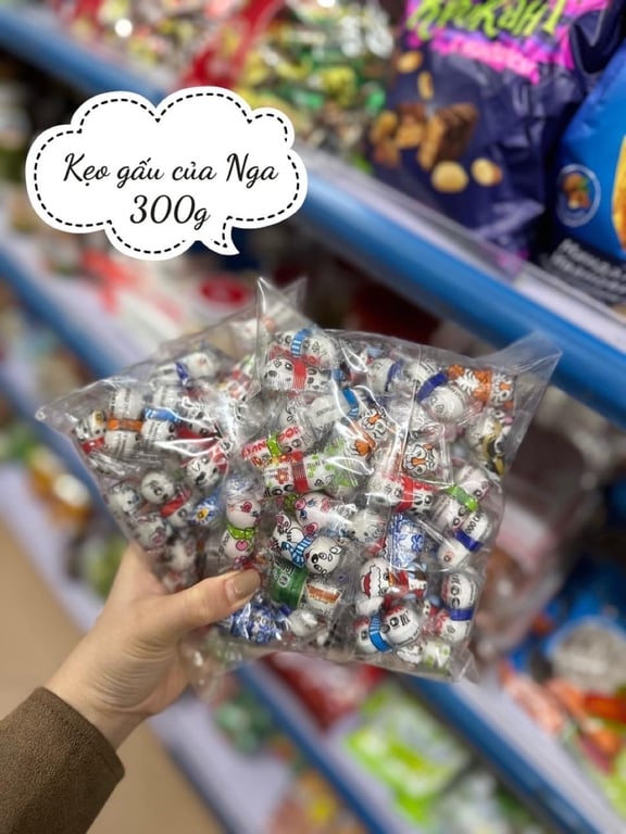 Kẹo gấu Nga  mix hình thú cưng 💞 MIX TÚI 300g