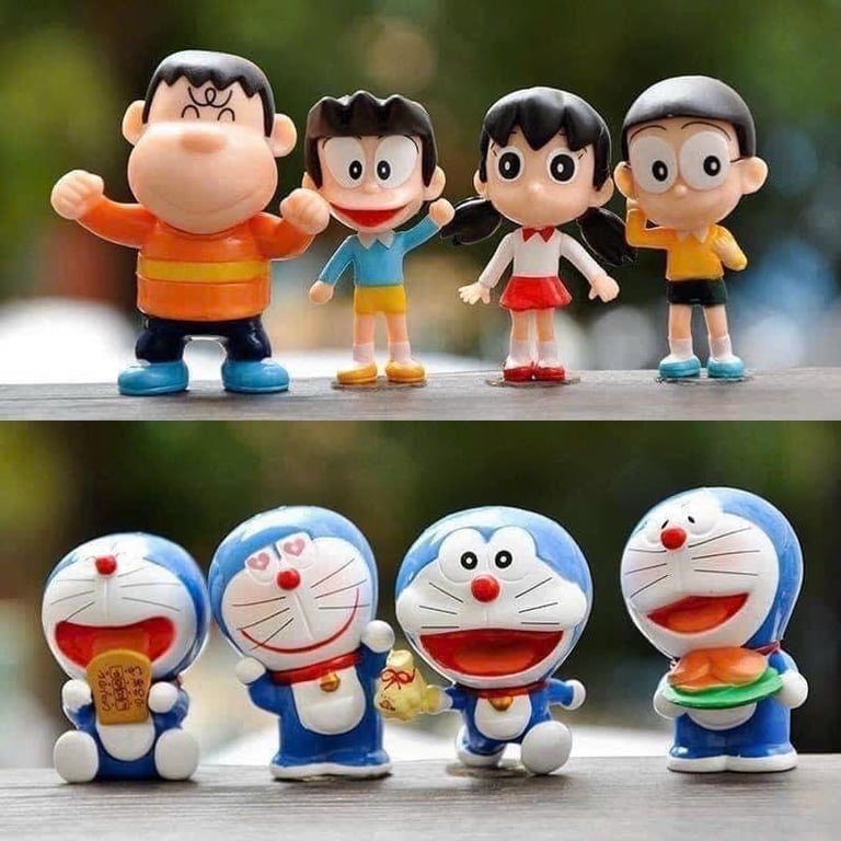 Set 8 tượng doreamon