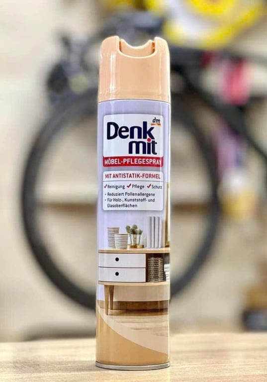 Xịt Vệ Sinh Nội Thất Gỗ Denkmit Đức 400ml ngăn nấm mốc mối mọt