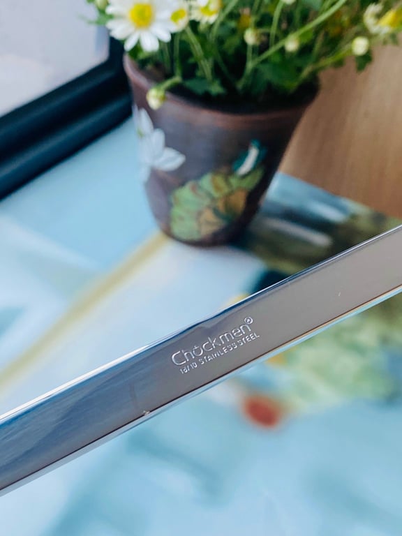 Muôi canh Chockmen đầu to cán thẳng 27cm Ckm148