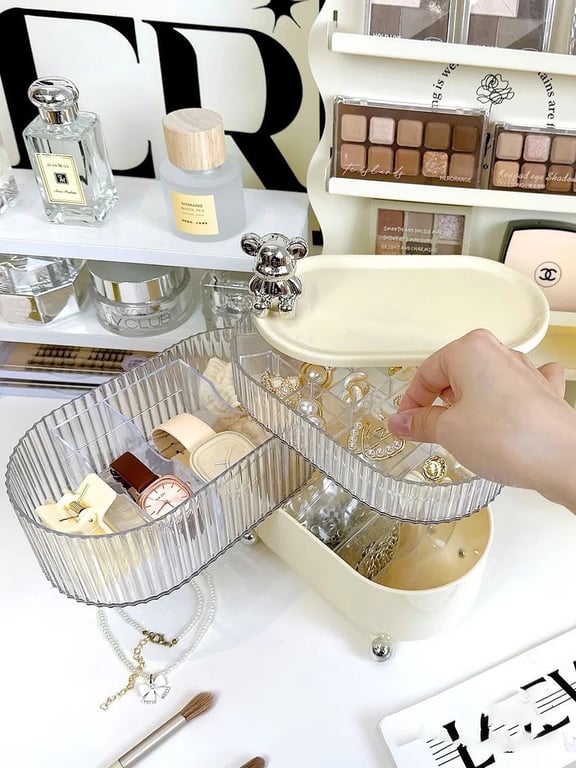 Hộp Để Đồ Đa Năng 3 Tầng Xoay 360 độ - UF512