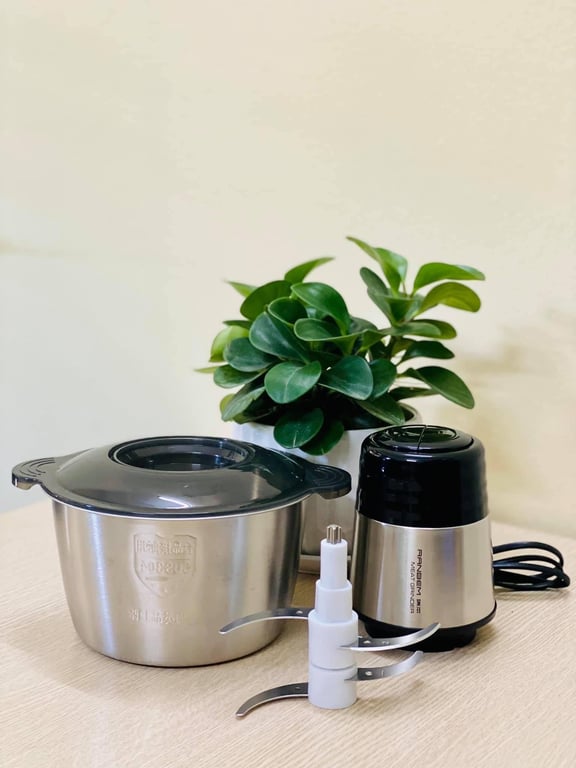 Em về xay thịt cối inox Ranbem 224A 2L