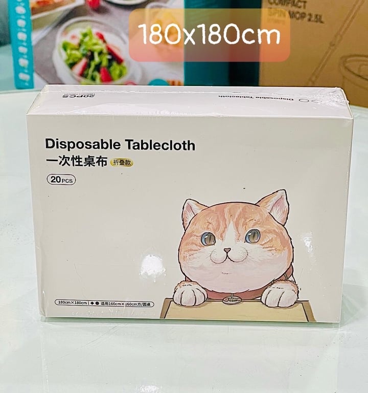 Combo 20 khăn trải bàn dùng 1 lần tiện dụng, nhanh chóng