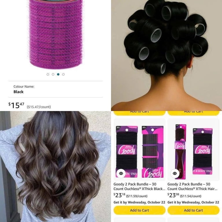 LÔ CUỐN TÓC UỐN TÓC MÁI - TÓC NGUYÊN BỘ SIÊU CỤP - XOĂN LỌN TO BỒNG BỀNH