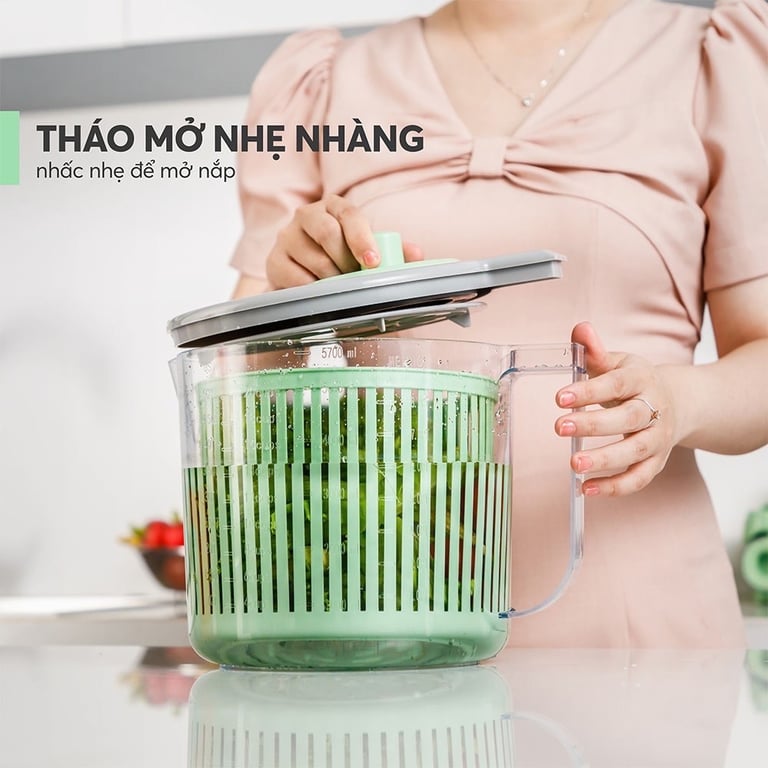 RỔ QUAY RAU ELMICH 5.7L