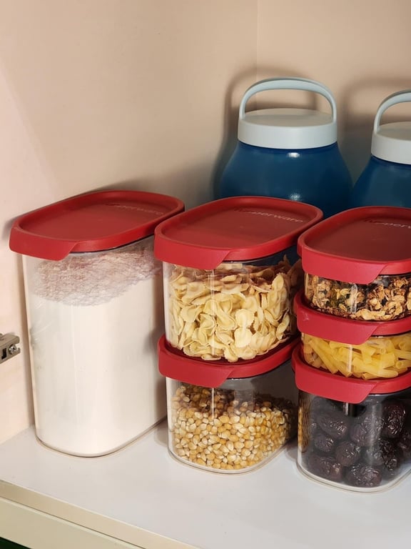 Set 6 hộp bảo quản thực phẩm tupper ware