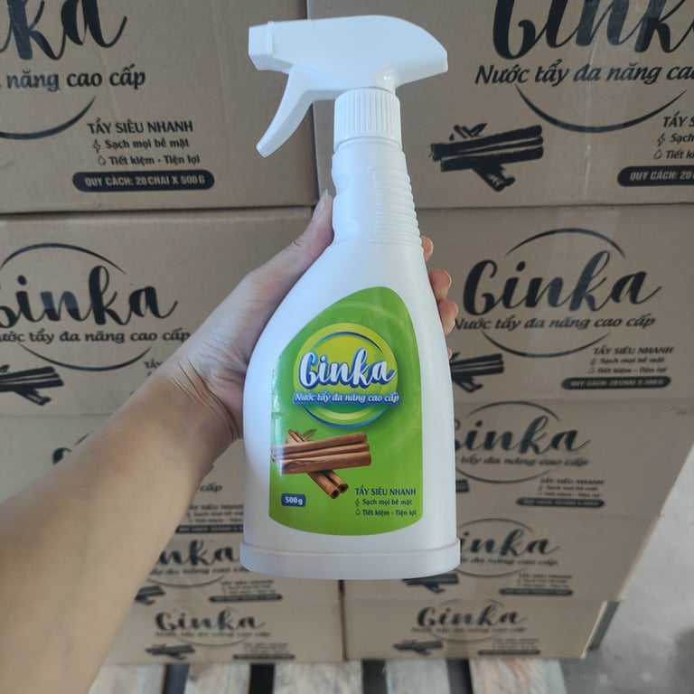 Tẩy đa năng cao cấp GINKA - Tẩy cặn canxi, tẩy dầu mỡ