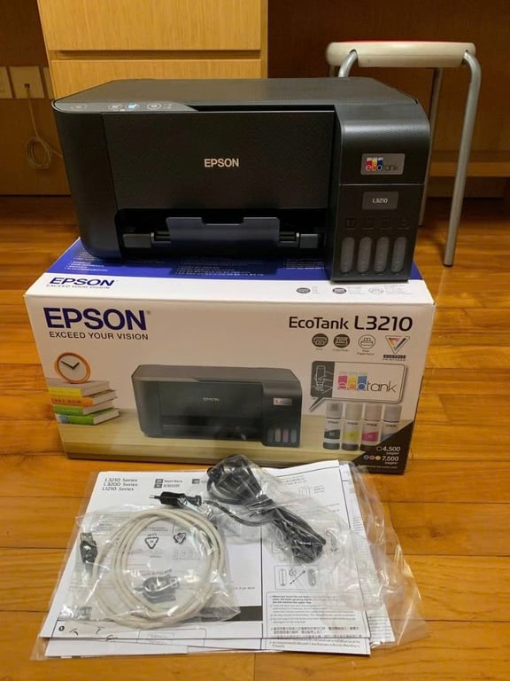 Máy In Phun Màu Epson EcoTank L3210 - Đa Năng Chính Hãng