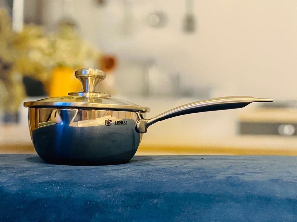 chảo LUNKAI có nắp sz 24cm