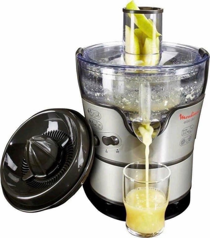 MÁY ÉP HOA QUẢ +VẮT ĐƯỢC CAM Moulinex Elea Duo JU385H (2 in 1)