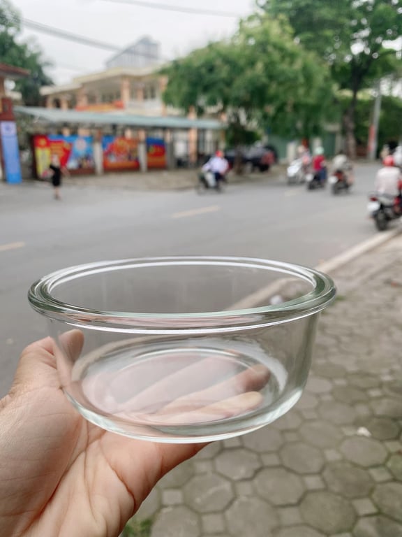 Set 3 thố thủy tinh tròn 620ml