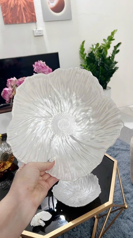 Set đĩa decor ngọc trai