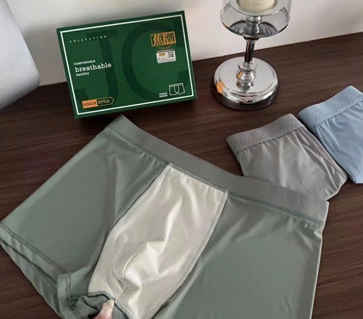 NC114 - SET 3 QUẦN LÓT NAM CAO CẤP COTTON LẠNH - CÓ HỘP ĐẸP!