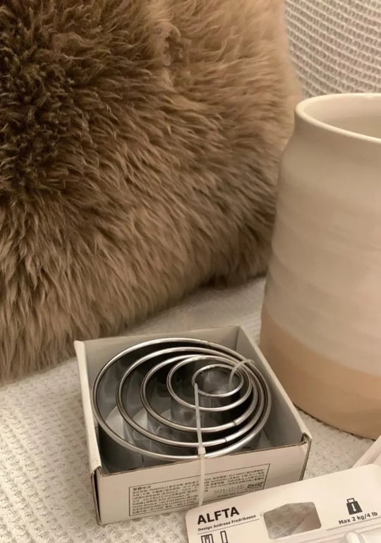 BỘ 5 KHUÔN TRÒN CẮT BÁNH LÄTTBAKAD –