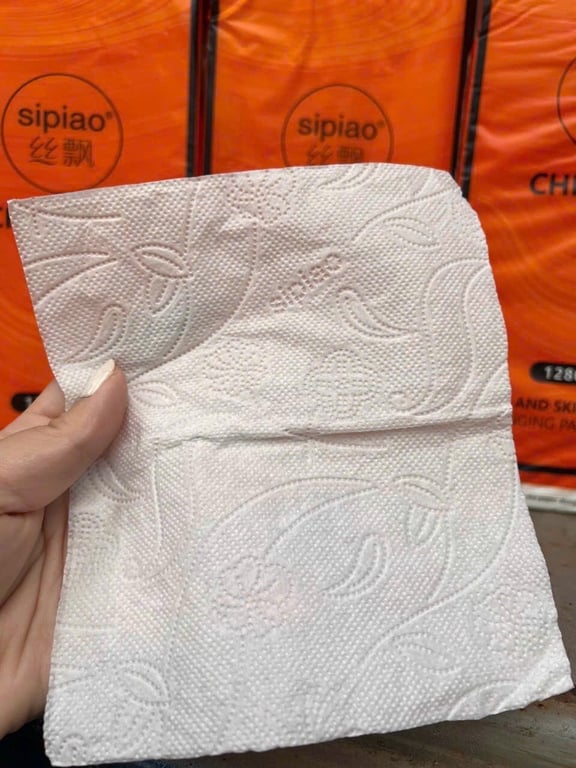 Giấy Rút Sipao Cam Thùng 4 túi