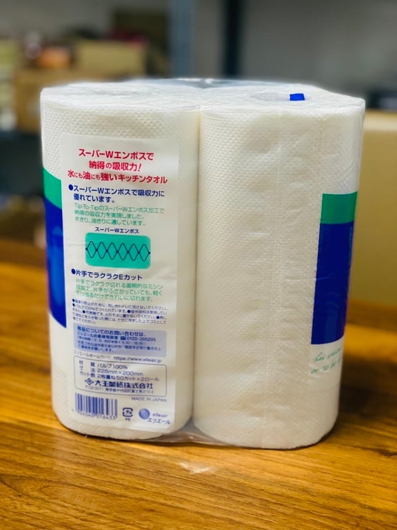 Set 2 cuộn khăn giấy bếp đa năng Nhật Bản