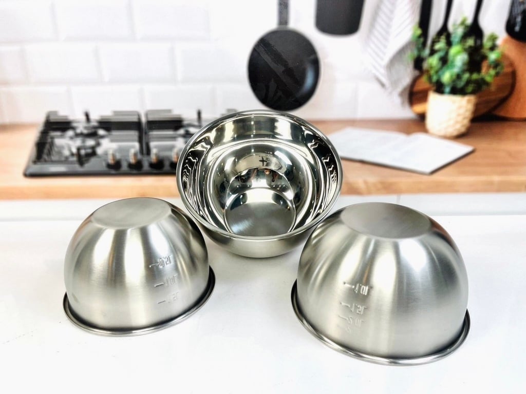 MK03 - SET 3 THỐ TRỘN INOX - HÀNG XUẤT ÂU