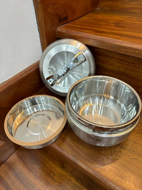 Cặp lồng đựng cơm inox 2 ngăn hàng đức