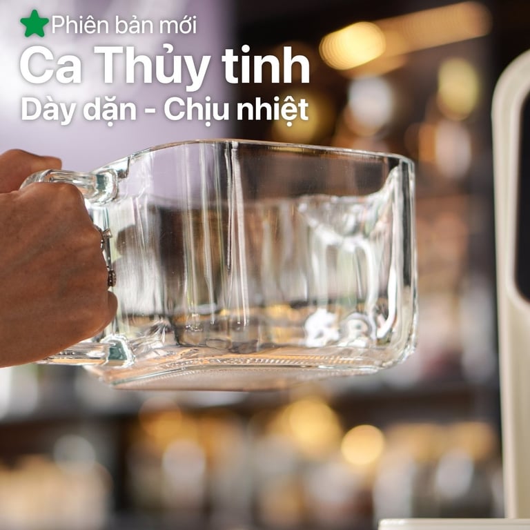 MÁY LÀM SỮA HẠT SONA I8 có cốc hứng sữa bằng thuỷ tinh