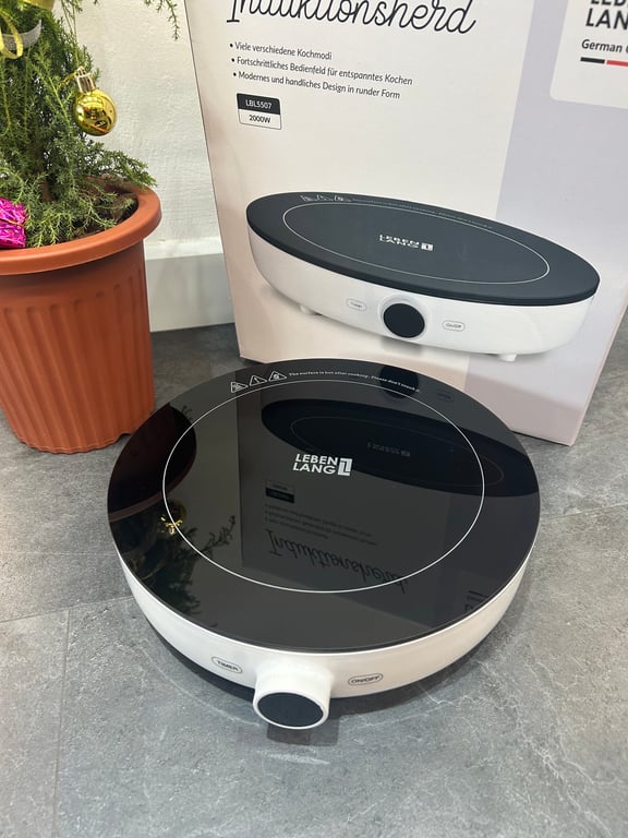 BẾP TỪ LEBENLANG TRÒN LBL5507 NÚM CƠ