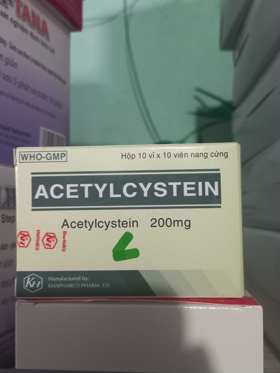 Acetylcystein 200mg khánh hòa h/100v