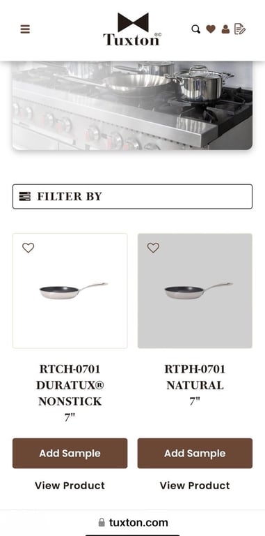 chảo  Tuxton sz 24cm