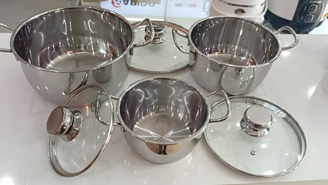 Bộ 3 nồi five star size 16-20-24cm