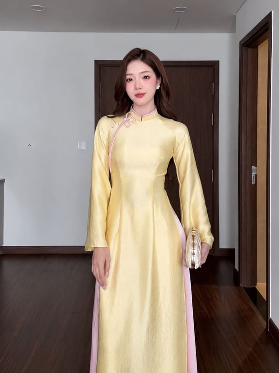 AD Bách Hoa vàng non (S->XXL)