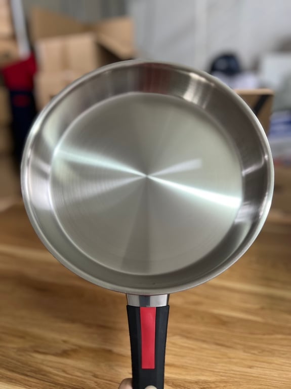 Chảo Next Style Super inox 3 lớp đáy từ Kims Cook 28cm