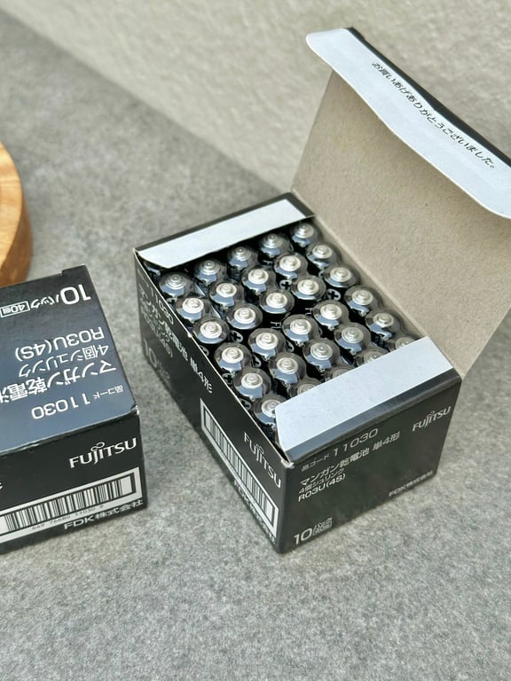 SET 4 VIÊN PIN AAA/AA FUJITSU,MUSUBISHI