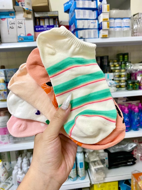 SET 10 ĐÔI TẤT NỮ CỔ NGẮN