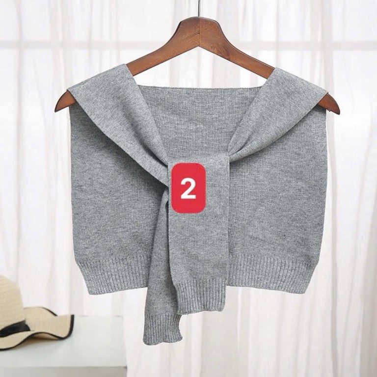 khăn choàng vai giả áo Basic Color