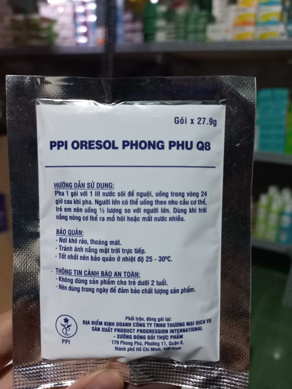Oresol phong Phú thùng/100 gói
