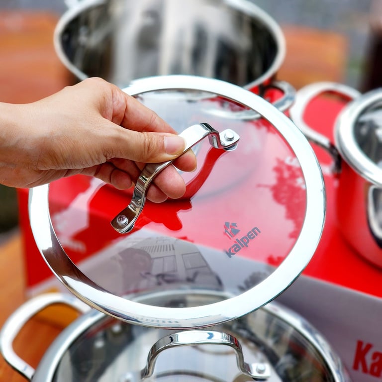 BỘ NỒI INOX 3 LỚP LIỀN KHỐI KALPEN KAZLER KZ1