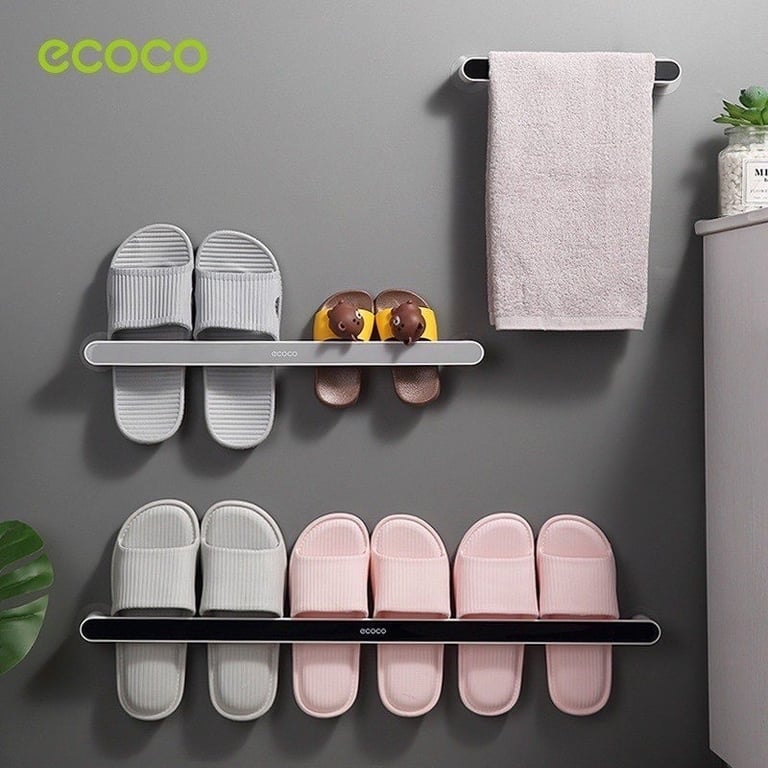 THANH TREO KHĂN, GIÁ ĐỂ DÉP ĐA NĂNG DÁN TƯỜNG ECOCO