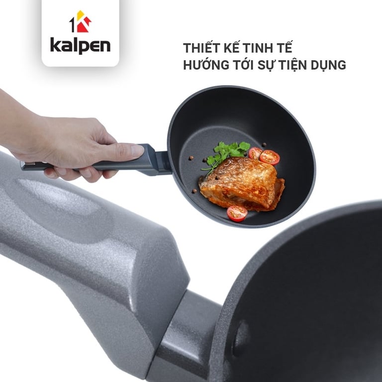 CHẢO CHỐNG DÍNH SÂU LÒNG ĐÁY TỪ KALPEN ARIS ĐỦ SIZE 20CM, 24CM, 26CM, 28CM