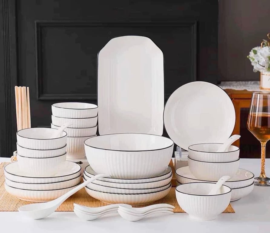 BỘ SẢN PHẨM BÁT ĐĨA TRÁNG CAO CẤP