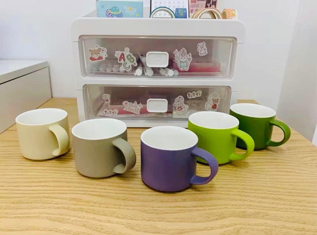 Set 5 cốc sắc màu 80ml